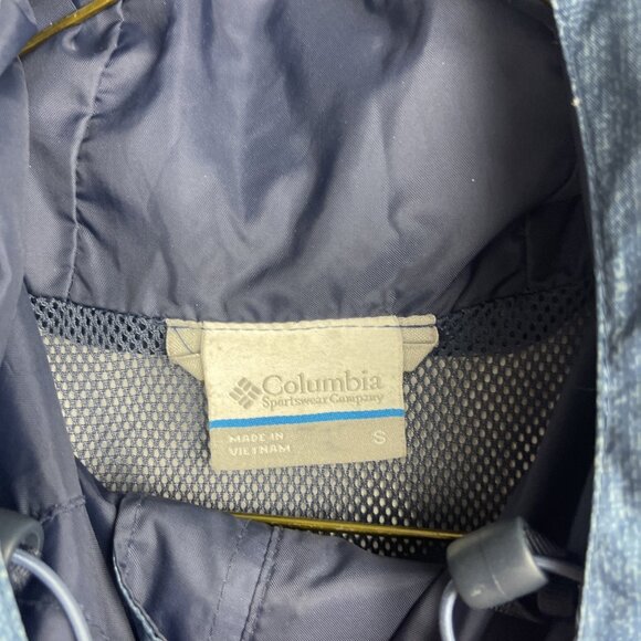 Columbia Womens Arcadia Omni Tech Jacket S Blue Nylon Windbreaker Coat - Picture 12 of 16